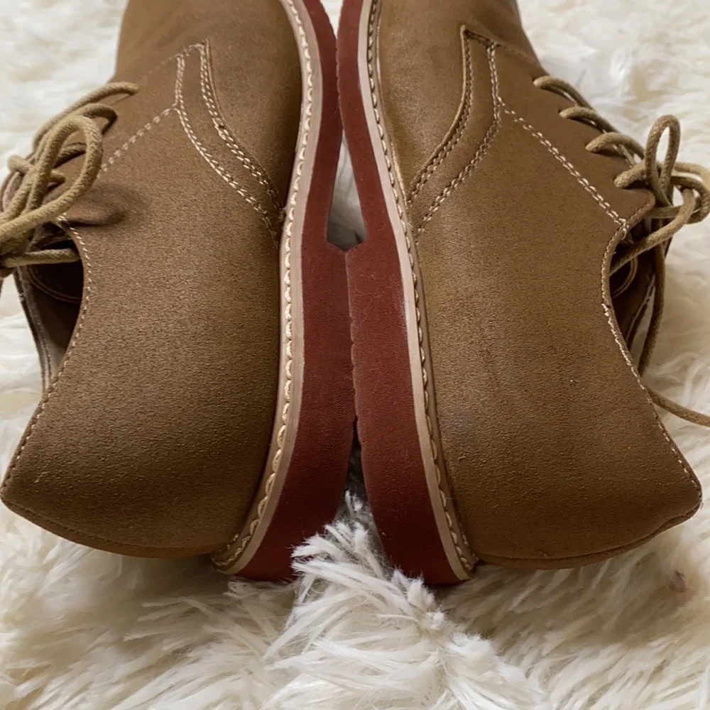 Perry Ellis Brown Burgundy Bottom Shoes Boy’s Size 2